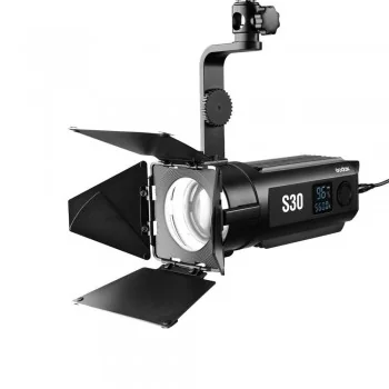 Godox S30 Illuminatore a LED con messa a fuoco e frangiflusso SA-08