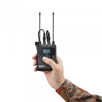 Godox WMicS2 Kit Système de microphone Lavalier sans fil