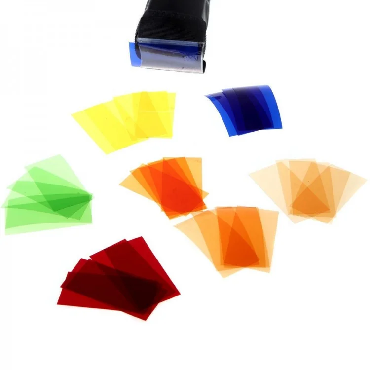 Kit de filtros de color Godox CF-07 para Speedlite