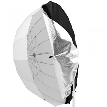 Godox DPU-105BS Superposición reflectante plateada y negra para un paraguas