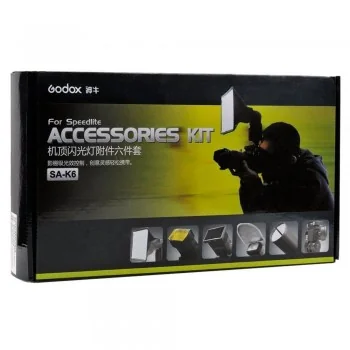 Godox SA-K6 Set de accesorios 6 en 1 para Speedlite