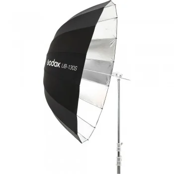 Godox UB-130S guarda-chuva parabólico prateado
