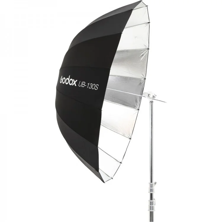 Godox UB-130S Zilveren Parabolische Paraplu