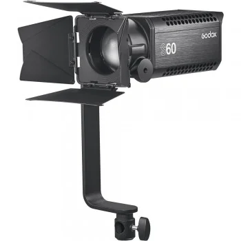 Godox S60 Lámpara LED con lente de enfoque y aletas