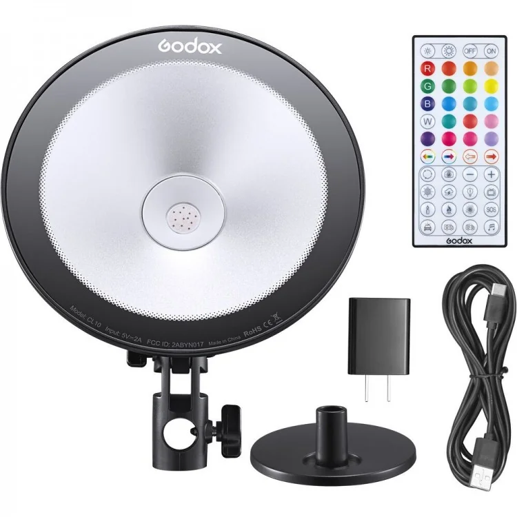 Godox CL-10 LED Lampe ambiante de diffusion Web