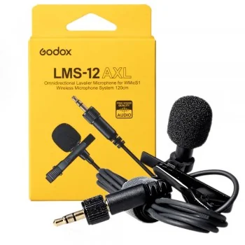 Micrófono Lavalier Godox LMS-12 AXL