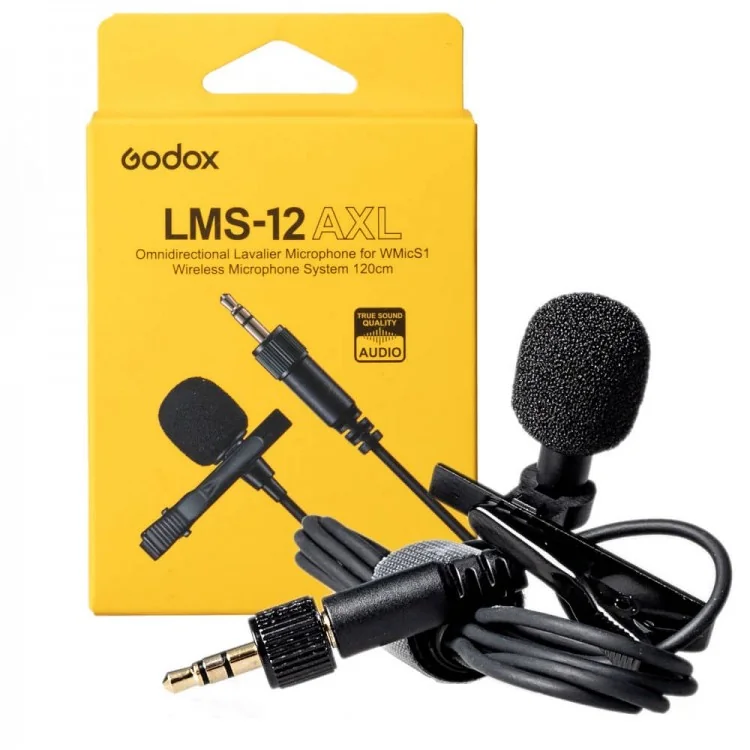 Mikrofon Lavalier Godox LMS-12 AXL z blokadą