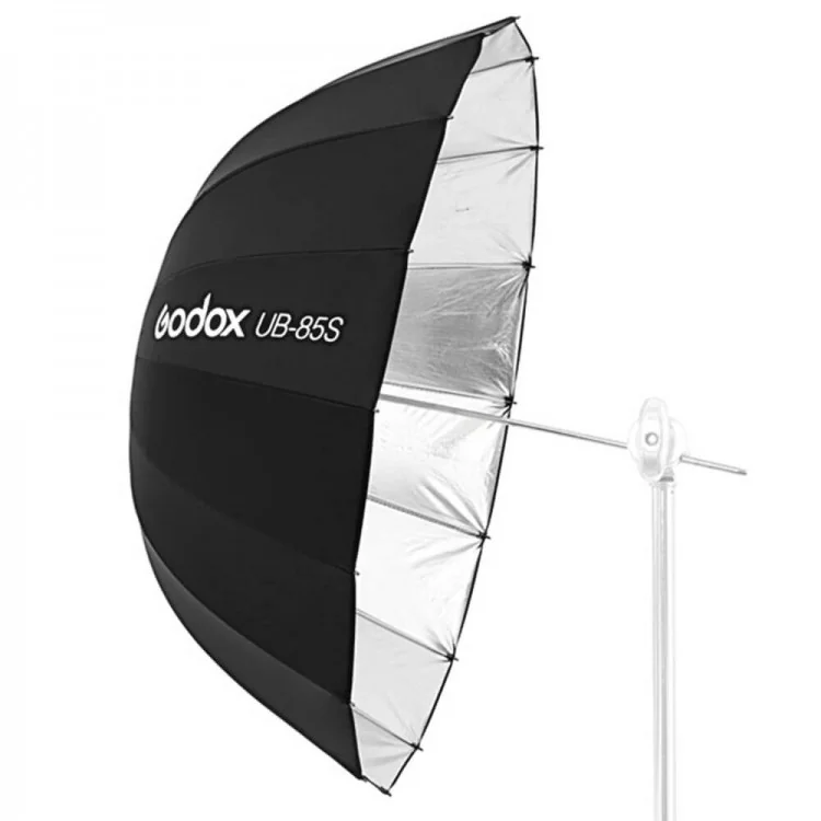 Godox UB-85S paraguas parabólico plateado