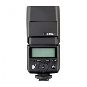 La lámpara de flash Godox TT350 speedlite para Canon