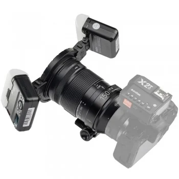 Makro Irix 150mm Dragonfly + Godox MF12 K2 für Nikon Set