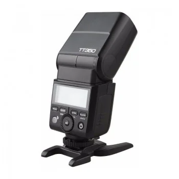 Flash a slitta Godox TT350 Speedlite per fotocamere Olympus