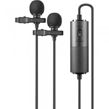 Godox LMD-40C Dual Omni-directional Lavalier Microphone (4m)