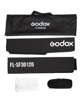 Godox FL-SF30120 Boîte à Lumière avec Grille, Diffuseur, Sac pour Panneau LED Flexible FL150R