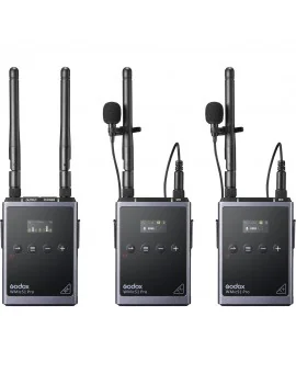 Godox WMicS1 Pro Kit 2 Wireless Lavalier Microphone System