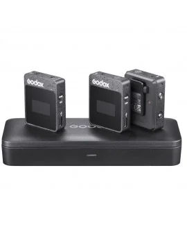 Godox Movelink II M2 Sistema microfonico wireless a 2,4GHz compatto (Nero)