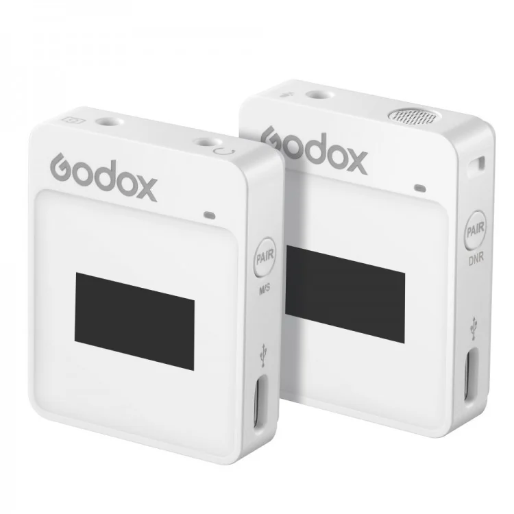 Godox MoveLink II M1 Compact Digital Wireless Microphone System (Blanco)