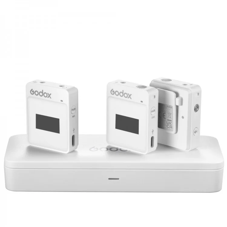 Godox MoveLink II M2 2.4GHz Bezprzewodowy System Mikrofonowy (Biały)