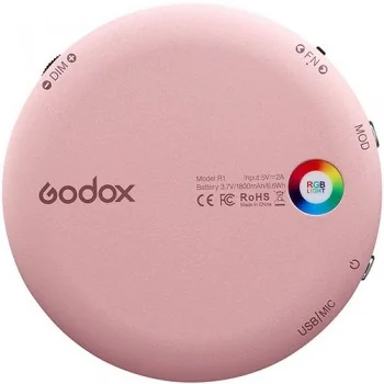 Godox R1 mini lampa RGB (różowa)