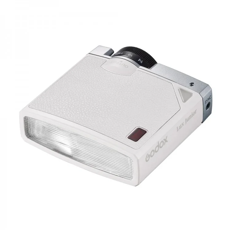 Godox Lux Junior Retro Camera Flash (Blanco)
