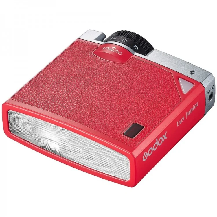 Godox Lux Junior Retro Camera Flash (Red) | Store Godox.eu