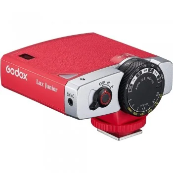Godox Lux Junior Flash de Câmera Retro (Vermelho)