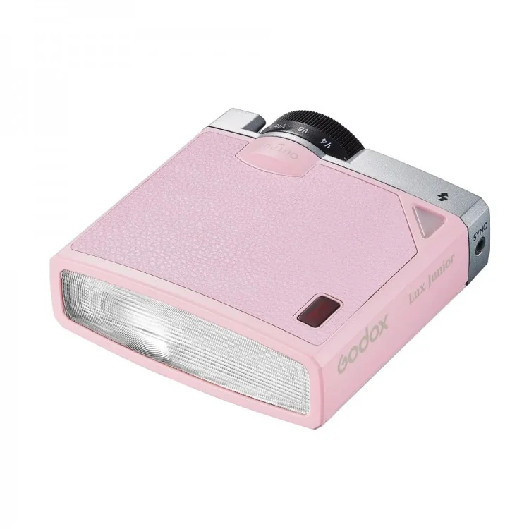 Godox Lux Junior Retro Camera Flash (Rosa)