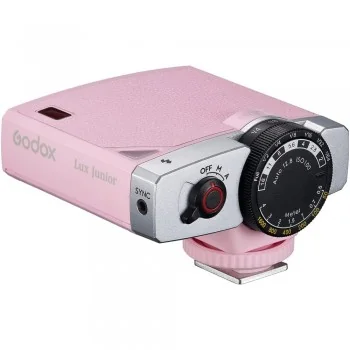 Godox Lux Junior Retro Flash per fotocamera (Rosa)