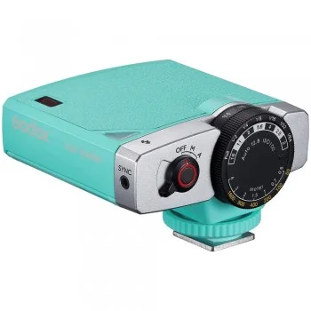 Godox Lux Junior Retro Camera Flash (Verde Menta)