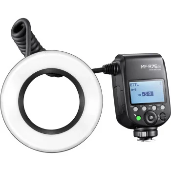 Godox MF-R76N TTL Macro Ring Flash para Nikon