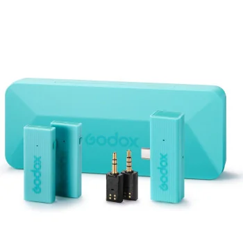 Godox MoveLink Mini UC Kit 2 (Macaron Groen) 2,4 GHz Microfoonsysteem