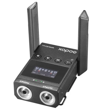 Sistema de Microfone Sem Fio UHF Godox WMicS2 Kit 2
