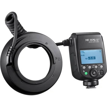 Godox MF-R76S+ per Sony Macro Ring Flash TTL Luce flash per fotografia odontoiatrica