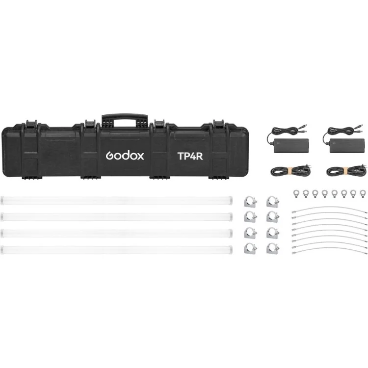 Godox Pixel Tube Kit TP4R-K4 Trådlös RGBWW-rör 4x 120 cm