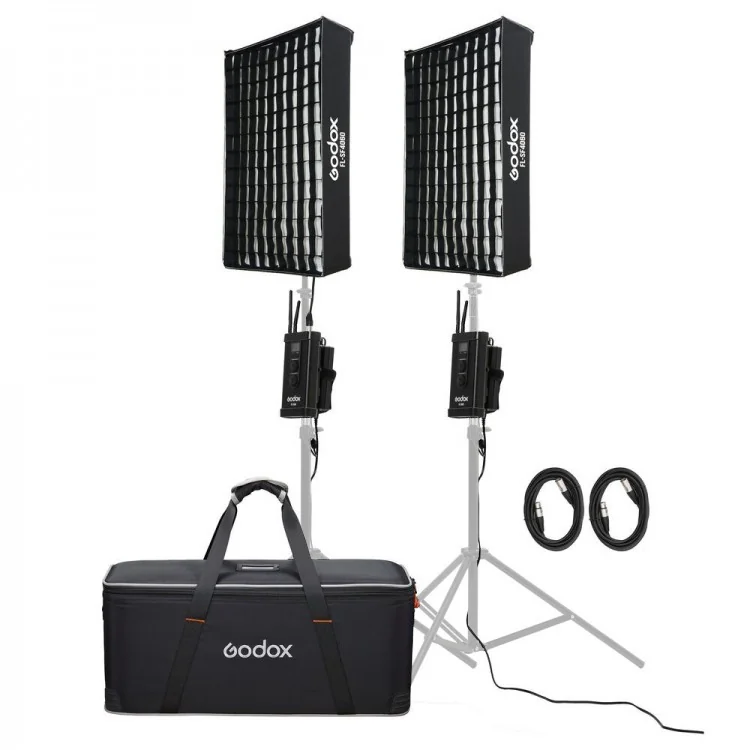 Kit de 2 painéis LED flexíveis Godox FL100-K2 40x60 cm