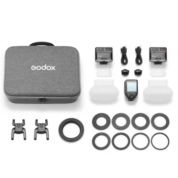 Godox MF12-DK1 Kit di Luci flash Macro per fotografia odontoiatrica