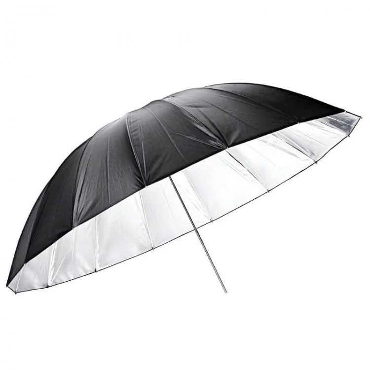 Paraguas GODOX UB-L3 75 negro plateado grande 185cm