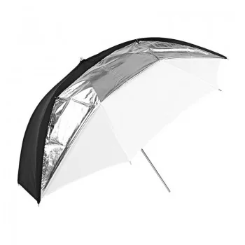Paraguas GODOX UB-006 negro plateado blanco 84cm