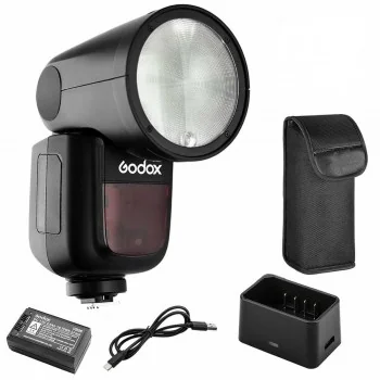 Godox V1-Blitzlampe mit rundem Kopf Canon