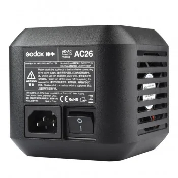 Adaptador de CA Godox AC26 para AD600Pro