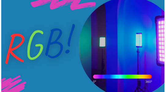 ¡Descubre el mundo de los colores RGB con los equipos Godox!