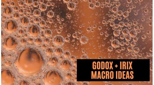 Pomysły na efektowne zdjęcia makro - Godox MF12 + Irix 150 macro